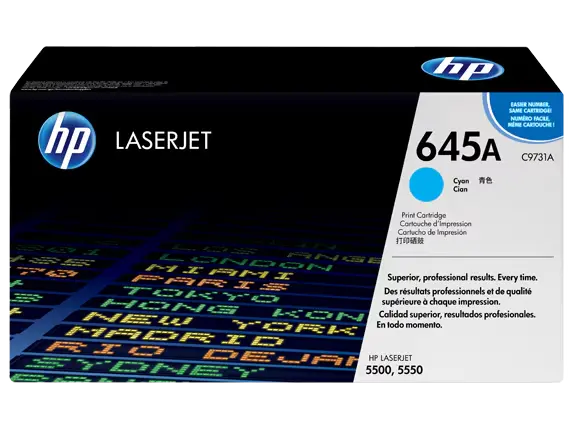 HP 645A Cyan Original LaserJet Toner