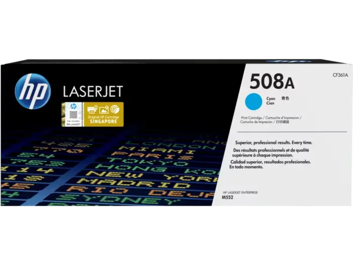 HP 508A Cyan Original LaserJet Toner Cartridge