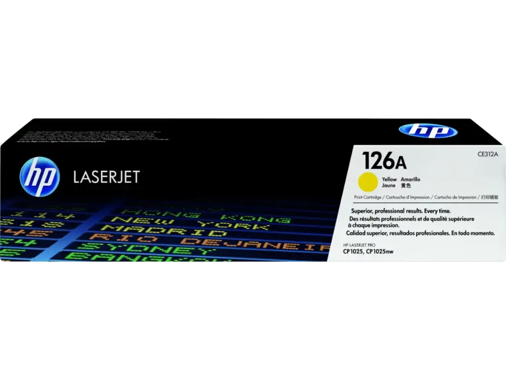 HP 126A Yellow Original LaserJet Toner Cartridge