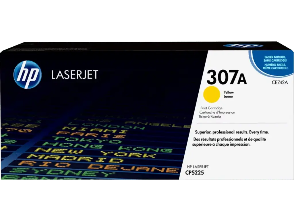 HP 307A Yellow Original LaserJet Toner Cartridge