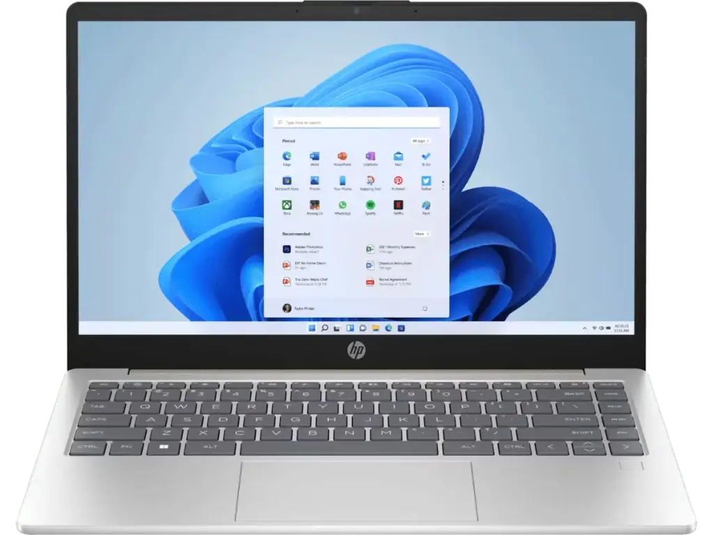 HP 14 inch Laptop 14-em0019AU, Gold