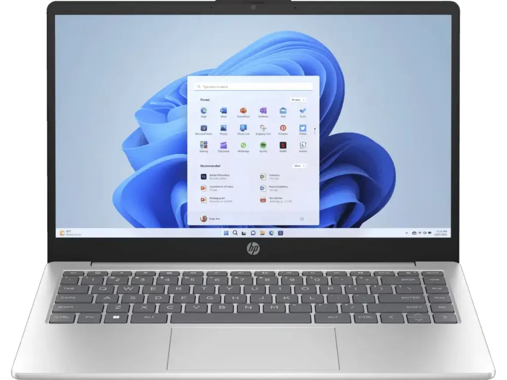 HP 14 inch Laptop 14-em0018AU, Silver