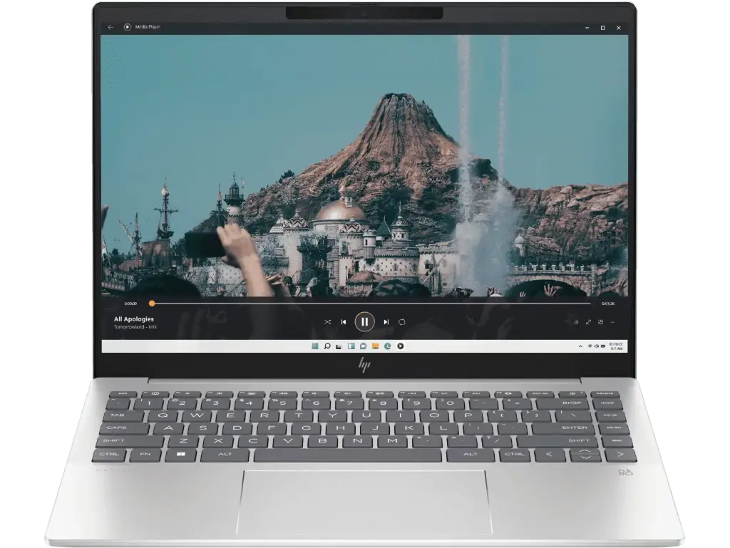 HP Pavilion Plus 14 inch Laptop 14-ey0016AU, Silver