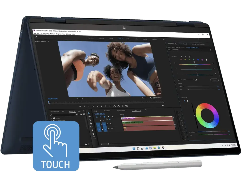 HP Envy x360 14 inch 2-in-1 Laptop 14-fc0666TU, Blue