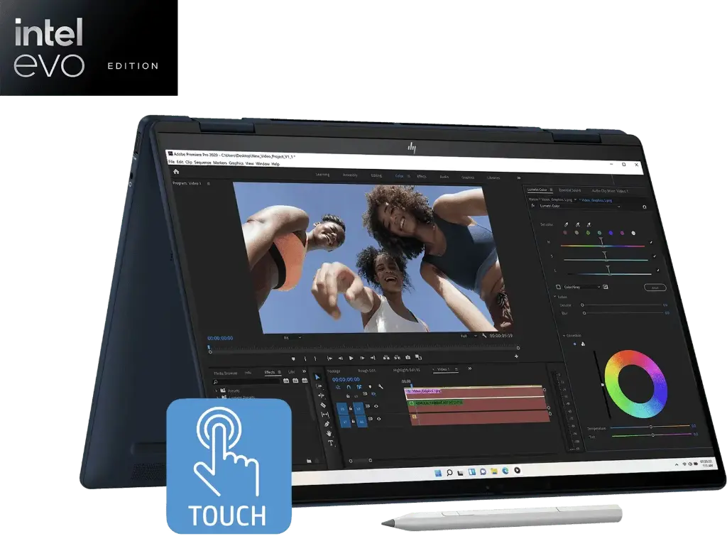 HP Envy x360 14 inch 2-in-1 Laptop 14-fc0888TU, Blue