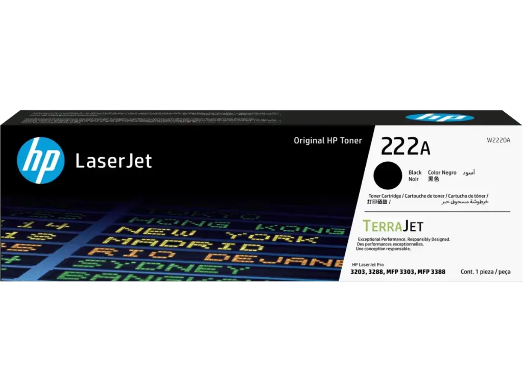 HP 222A Black Original LaserJet Toner Cartridge