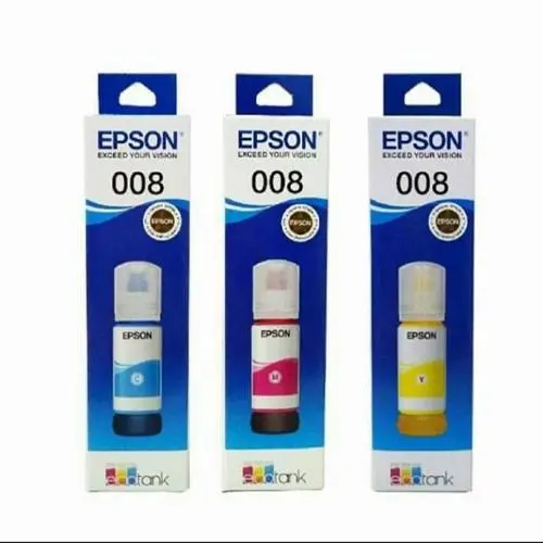TINTA EPSON FOR INKTANK T008 Cyan / Magenta / Yellow