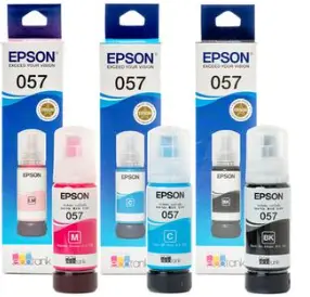TINTA EPSON FOR INKTANK T057 Black / Cyan  / Magenta