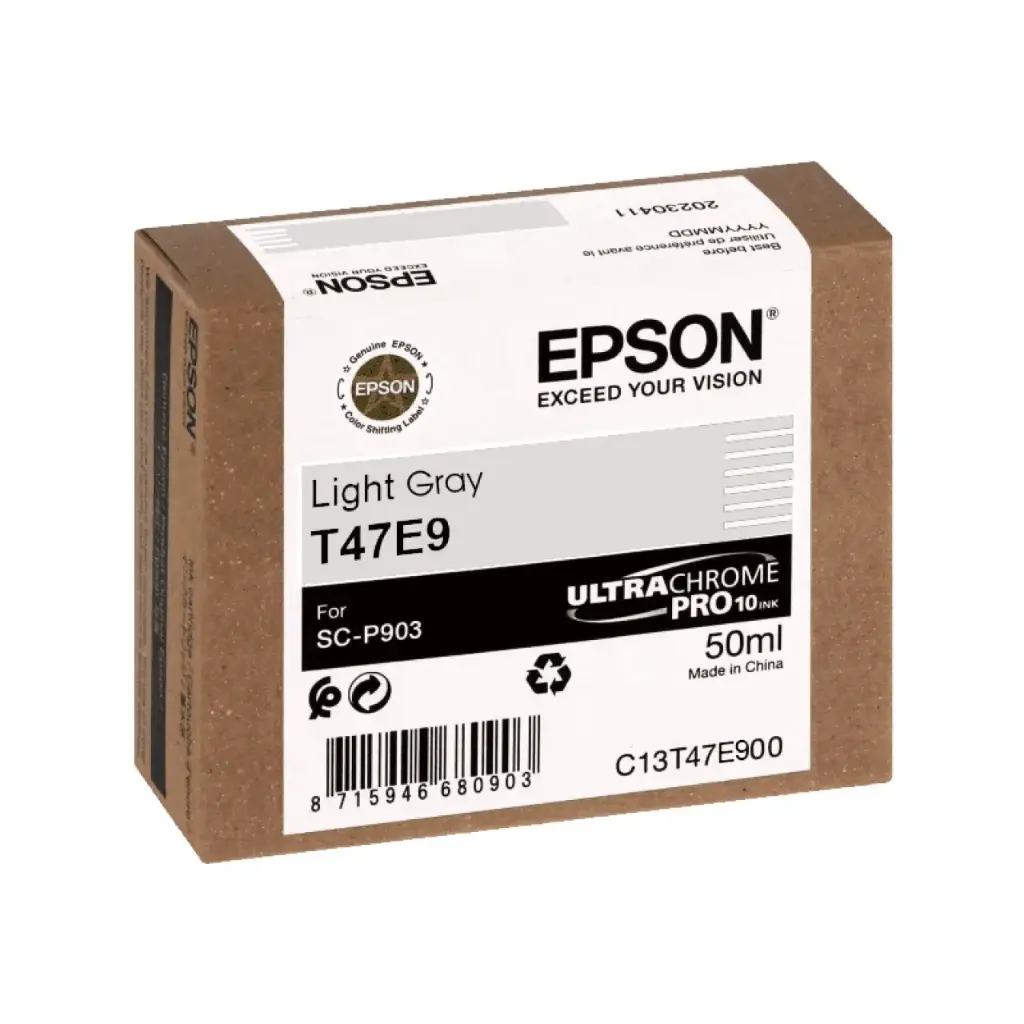 TINTA EPSON PHOTO C13T47E900 SC-P903 LIGHT GRAY