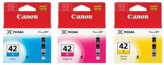 TINTA CANON CLI-42 CYAN / MAGENTA / YELLOW