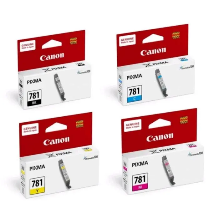 TINTA DAN TONER CANON 781 B C M Y