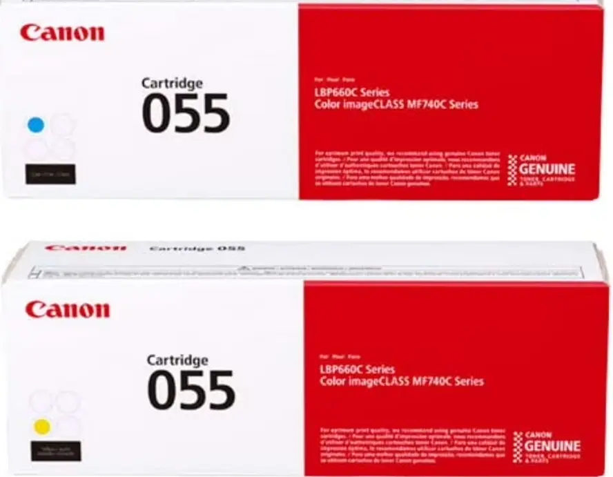 TINTA DAN TONER CANON 055 CYAN / MAGENTA / YELLOW