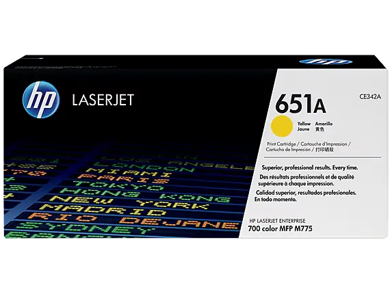 HP 651A Yellow Original LaserJet Toner