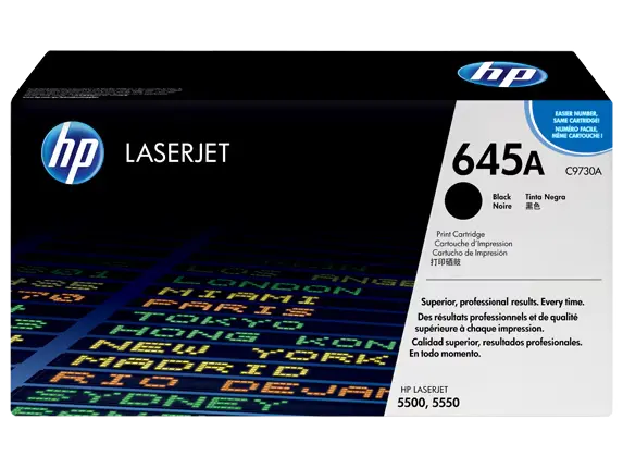 HP 645A Black Original LaserJet Toner