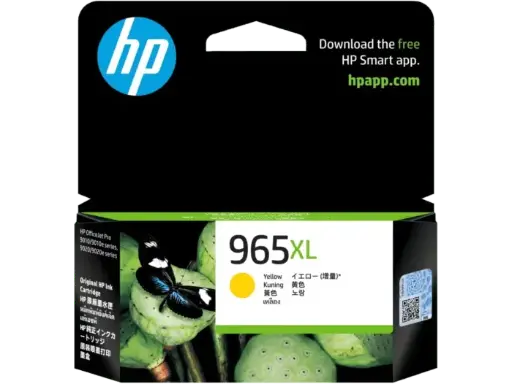 HP 965XL High Yield Yellow Original Ink / Tinta Cartridge