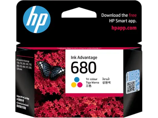 HP 680 Tri-color Original Ink / Tinta Advantage Cartridge 