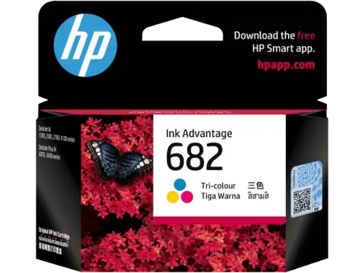 HP 682 Tri-color Original Ink / Tinta Advantage Cartridge