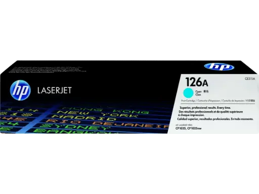 HP 126A Cyan Original LaserJet Toner Cartridge