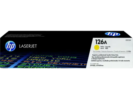 HP 126A Yellow Original LaserJet Toner Cartridge