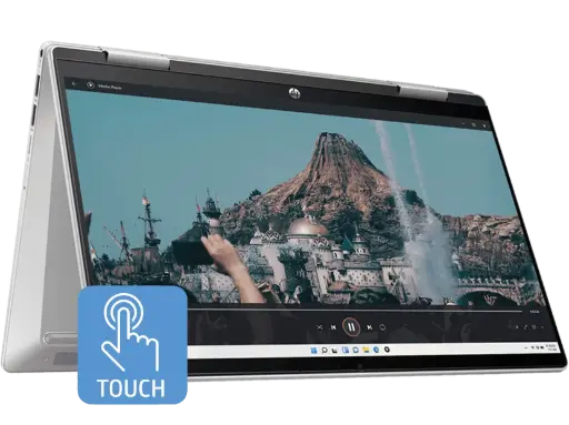 HP Pavilion x360 14 inch 2-in-1 Laptop 14-ek2777TU, Silver