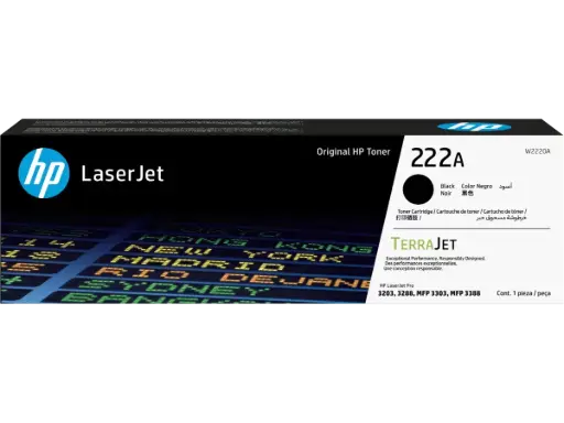 HP 222A Black Original LaserJet Toner Cartridge