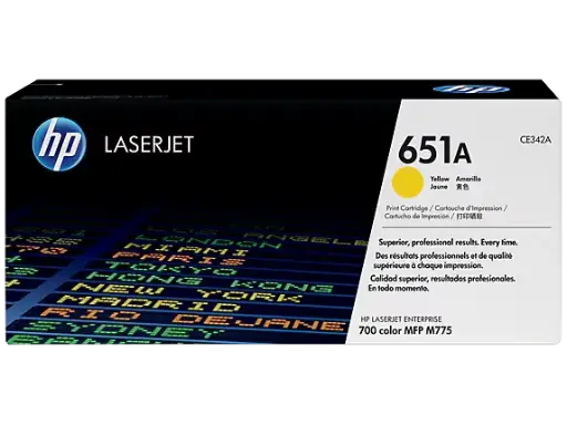 HP 651A Yellow Original LaserJet Toner